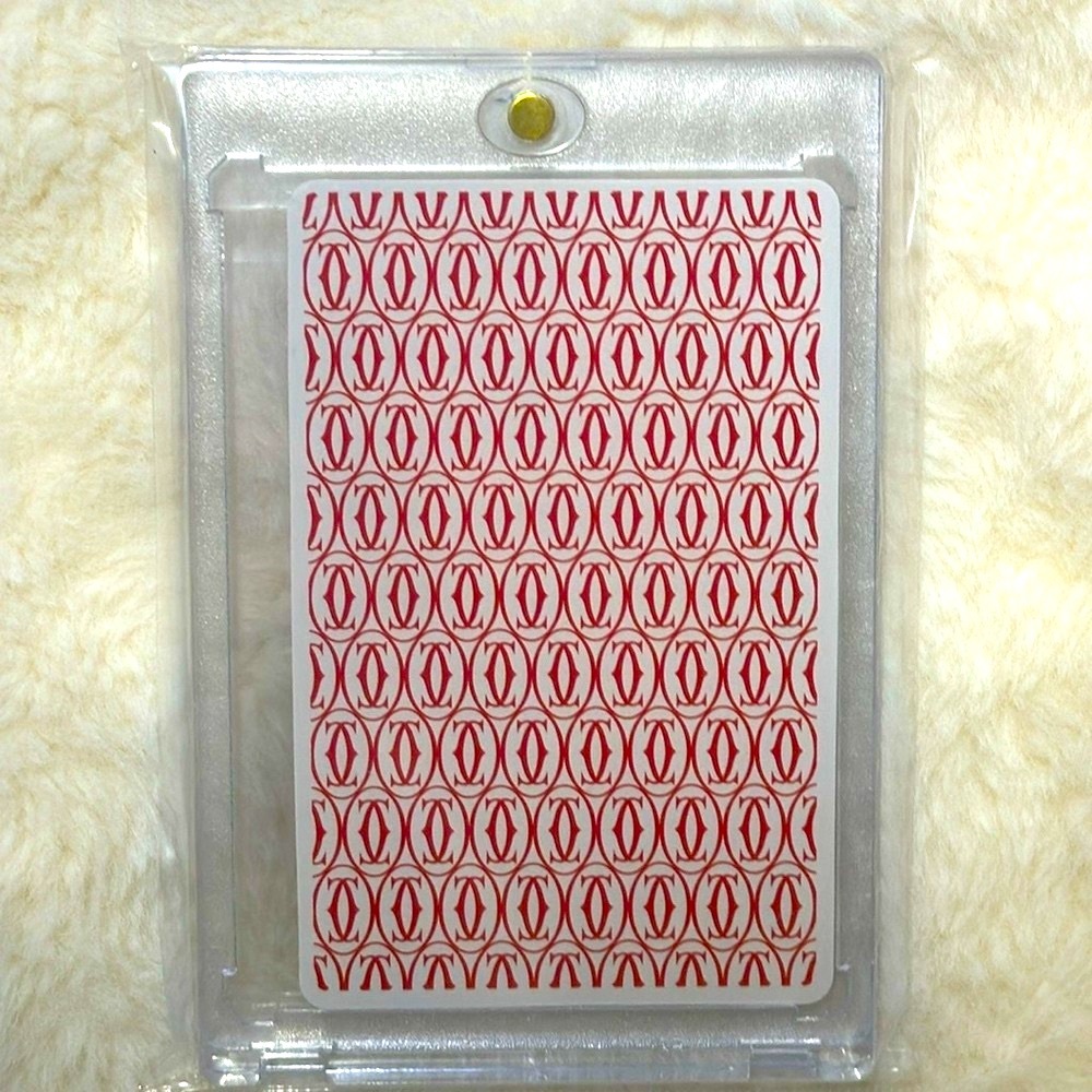 Cartier (1 Mystery Card Hard Case) Protective Collector Case Playing Card